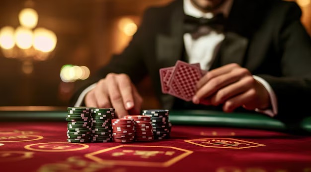 Live-dealer blackjack table on bomjp iOS Web with multi-camera view